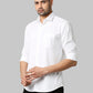 Park Avenue White Casual Shirt 