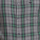 Park Avenue Grey Checks Slim Fit Cotton Casual Shirt