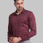 Park Avenue Red Casual Shirt