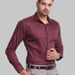 Park Avenue Red Casual Shirt