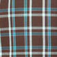 Park Avenue Men Brown Checkered Slim Fit Cotton Casual Shirt