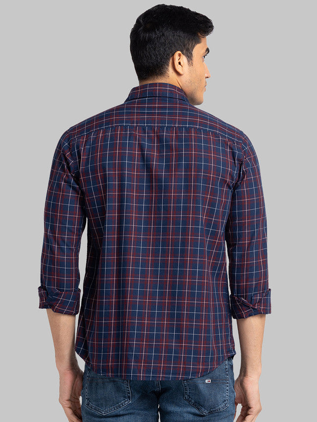 Park Avenue Red Casual Shirt 