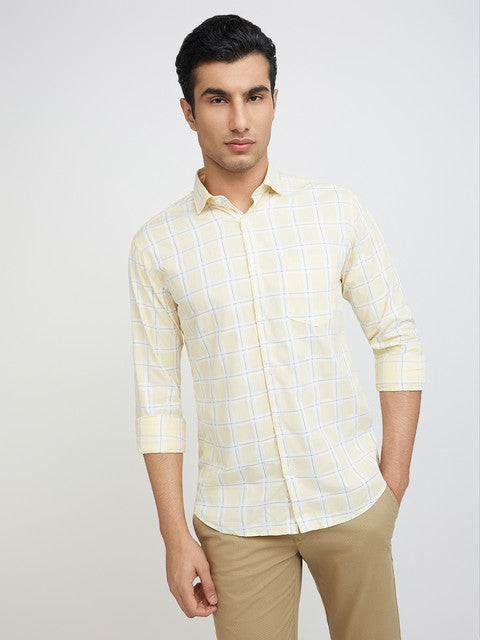Men Slim Fit Grey Chinos