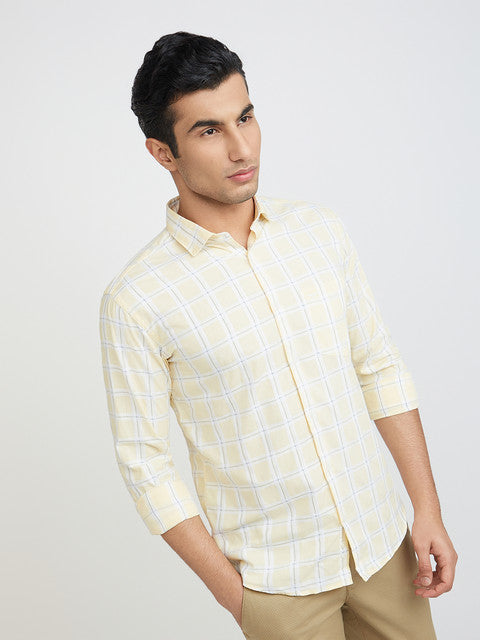 Men Slim Fit Grey Chinos