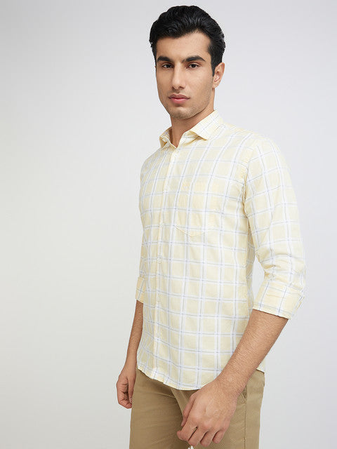 Men Slim Fit Grey Chinos