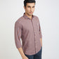 Men Slim Fit Dark Blue Shirt