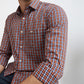 Men Slim Fit Dark Blue Shirt