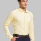 Park Avenue Yellow Casual Shirt 