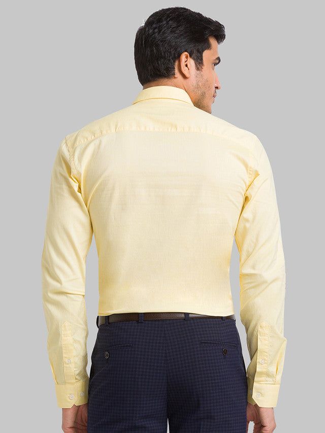 Park Avenue Yellow Casual Shirt 