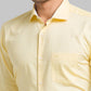 Park Avenue Yellow Chambray Slim Fit Cotton Casual Shirt