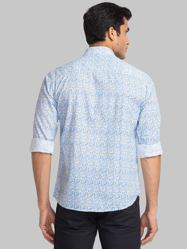 Park Avenue Blue Casual Shirt 