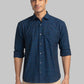 Park Avenue Blue Casual Shirt 