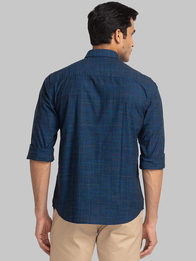 Park Avenue Blue Casual Shirt 