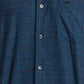 Park Avenue Blue Two Tone Slim Fit Cotton Casual Shirt