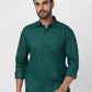 Park Avenue Green Casual Shirt