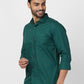 Park Avenue Green Casual Shirt