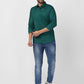 Park Avenue Green Casual Shirt