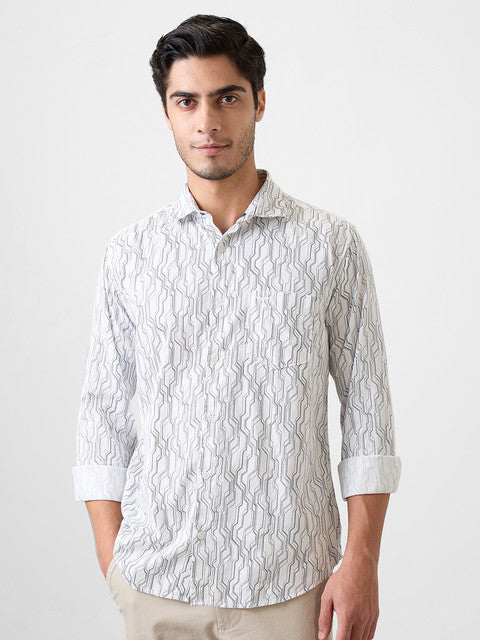 Park Avenue Purple Casual Shirt 