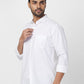 Park Avenue White Casual Shirts