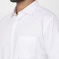 Park Avenue White Casual Shirts