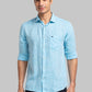 Park Avenue Blue Casual Shirt 