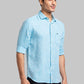 Park Avenue Blue Casual Shirt 