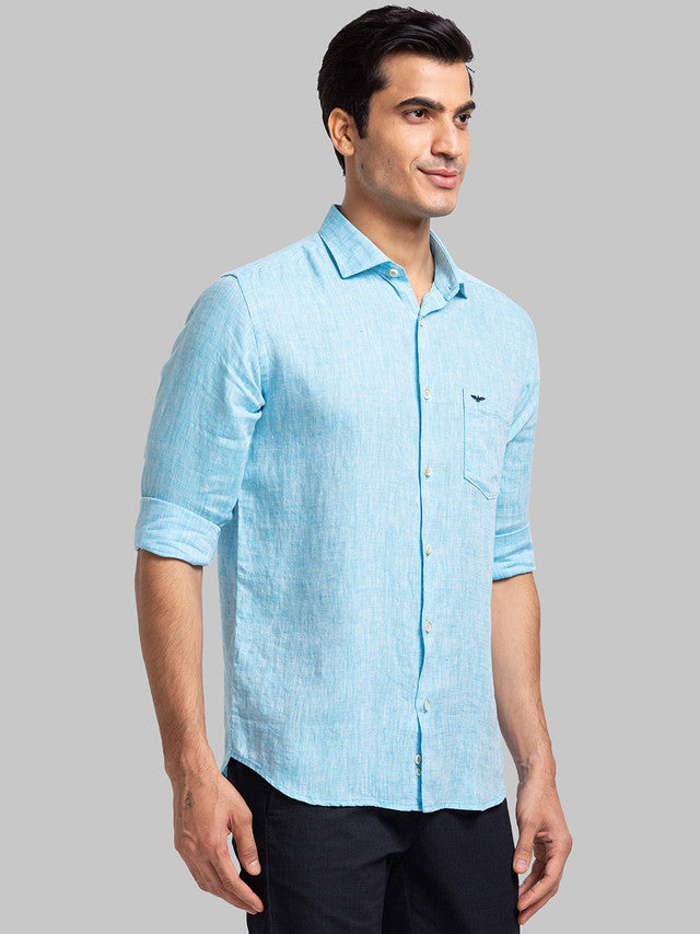 Park Avenue Blue Casual Shirt 