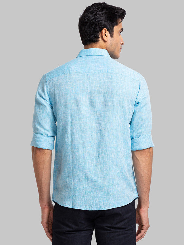 Park Avenue Blue Casual Shirt 