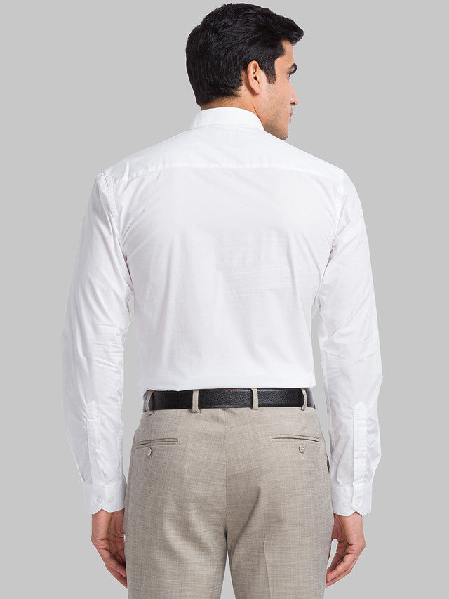 Park Avenue White Casual Shirt 