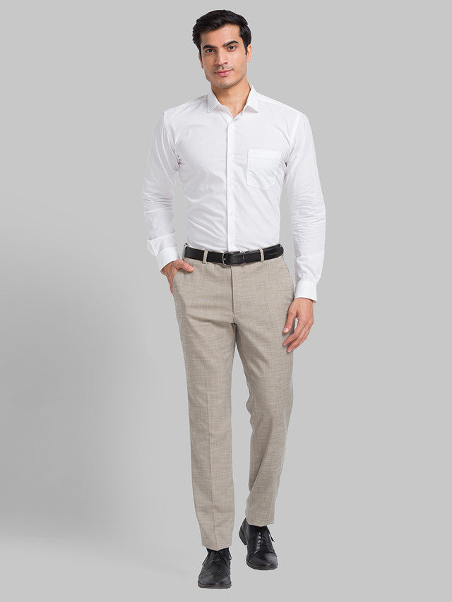 Park Avenue White Casual Shirt 