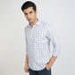 Men Slim Fit Pink Shirt