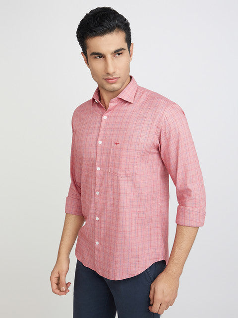 Men Slim Fit Blue Shirt