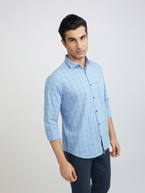 Men Slim Fit Fawn Shirt