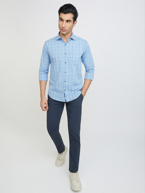 Men Slim Fit Fawn Shirt