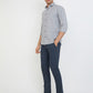 Men Slim Fit Light Blue Shirt