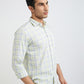 Men Slim Fit Blue Shirt