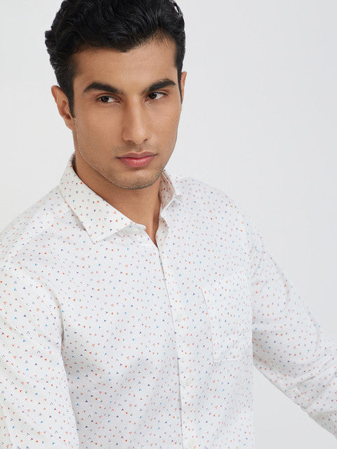 Men Slim Fit Blue Shirt