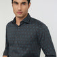 Men Slim Fit Blue Shirt