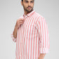 Park Avenue Red Casual Shirt 