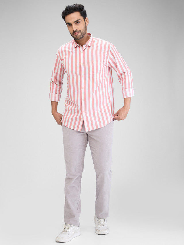 Park Avenue Red Casual Shirt 