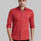 Park Avenue Maroon Casual Shirt 