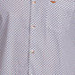 Park Avenue Men Grey Printed Slim Fit Cotton Casual Shirt