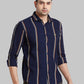 Park Avenue Blue Casual Shirt 