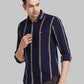 Park Avenue Blue Casual Shirt 