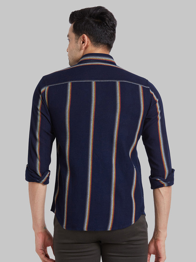 Park Avenue Blue Casual Shirt 