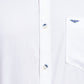 Park Avenue Men White Solid Slim Fit Full Sleeve Cut Away Collar Shirt