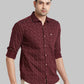 Park Avenue Maroon Shirt