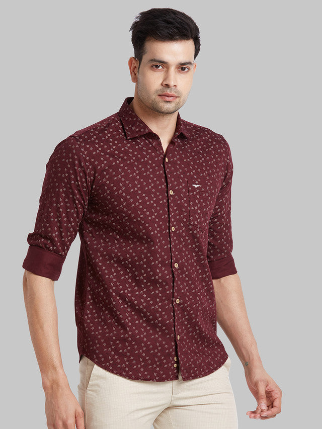 Park Avenue Maroon Shirt