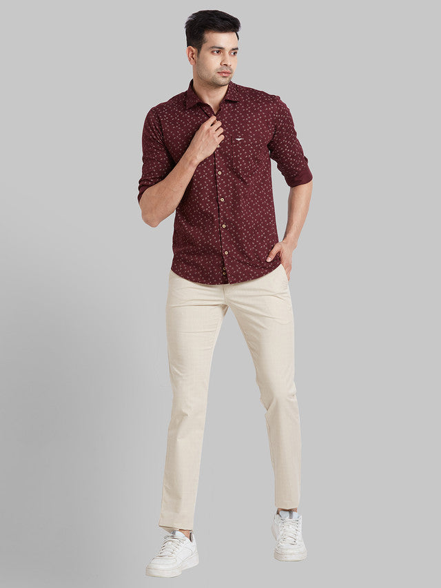 Park Avenue Maroon Shirt