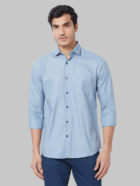 Park Avenue Blue Casual Shirt 